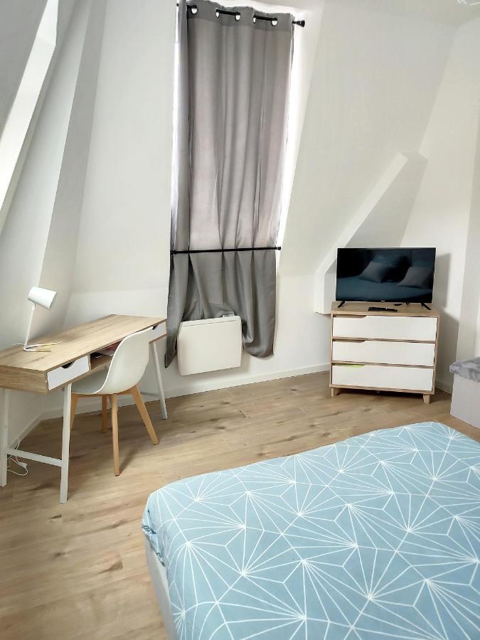 Appartement Grand Appart Duplex 6 Pers Gare Wifi à Saint-Quentin  Extérieur photo