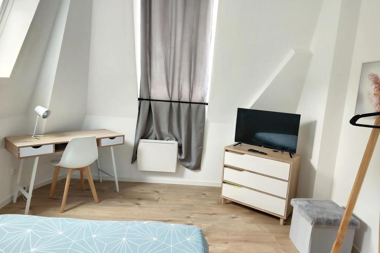 Appartement Grand Appart Duplex 6 Pers Gare Wifi à Saint-Quentin  Extérieur photo